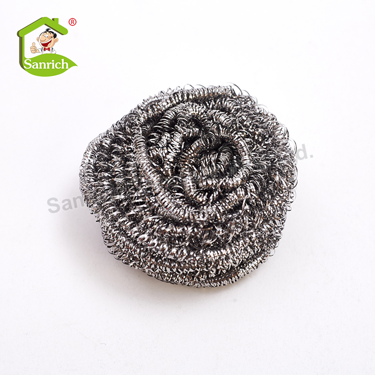 Stainless Steel 410 Iron Sponge Utensil Scrubber Metal Spiral Scourer -  China Stainless Steel Scourer and Stainless Steel Scrubber price